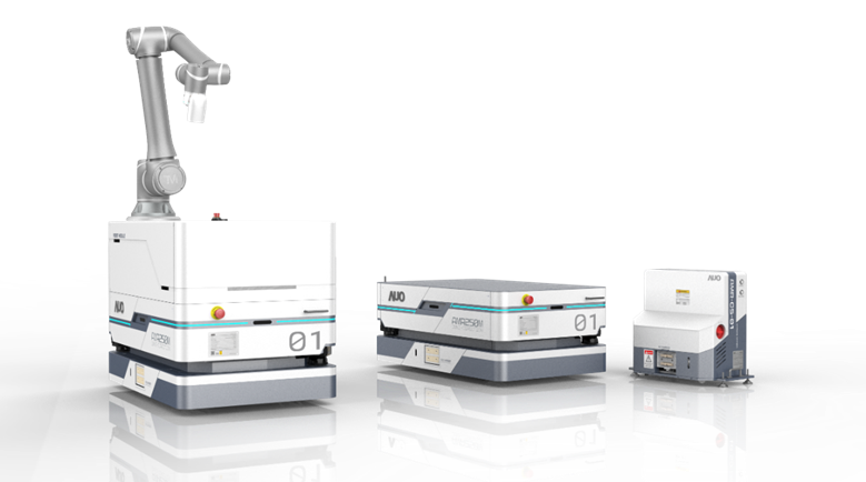 完美真人WM數位開發的自主式移動機器人（AMR250M），搭配全向輪並結合AI演算法、2D LiDAR、3D攝影機等技術，協助客戶實現產線全自動化